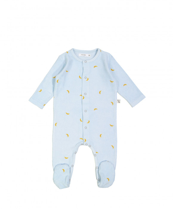 pyjama lil bananas lichtblauw