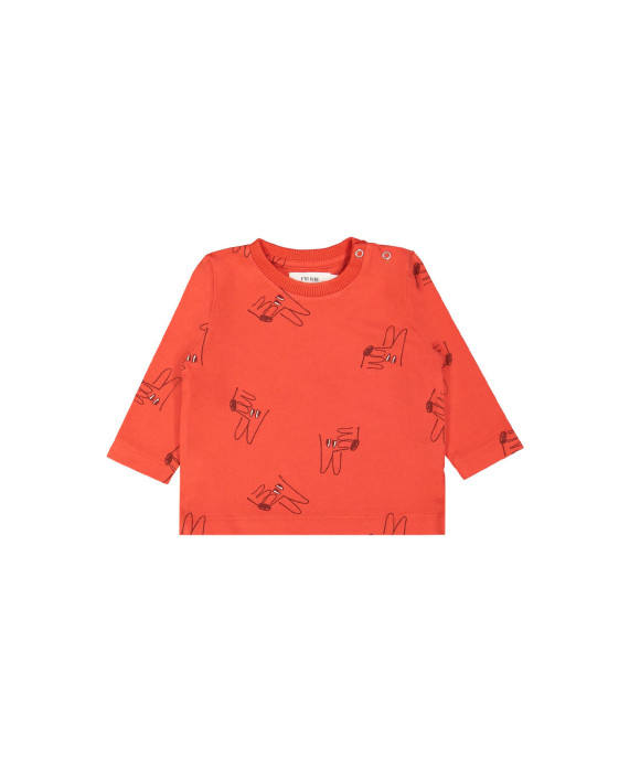 t-shirt mini tiptop dog rood