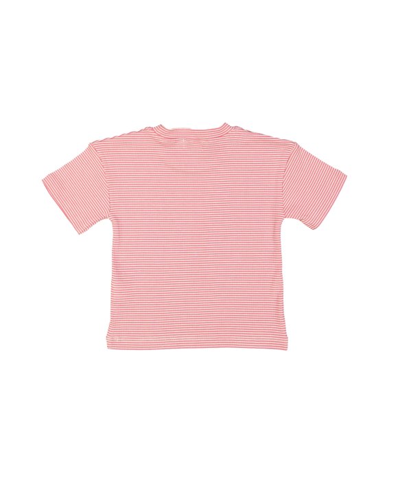 T-shirt rib eye rood 