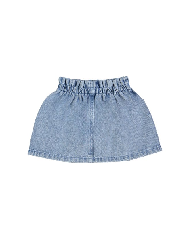 Jeansrok paperbag snow bleach 12m