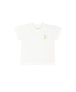 T-shirt flower ecru 06j