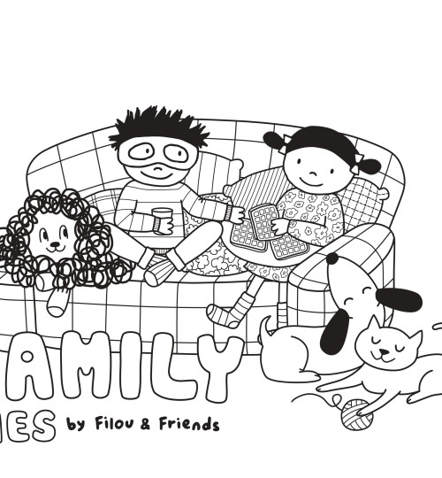 Filou & Friends kleurplaten