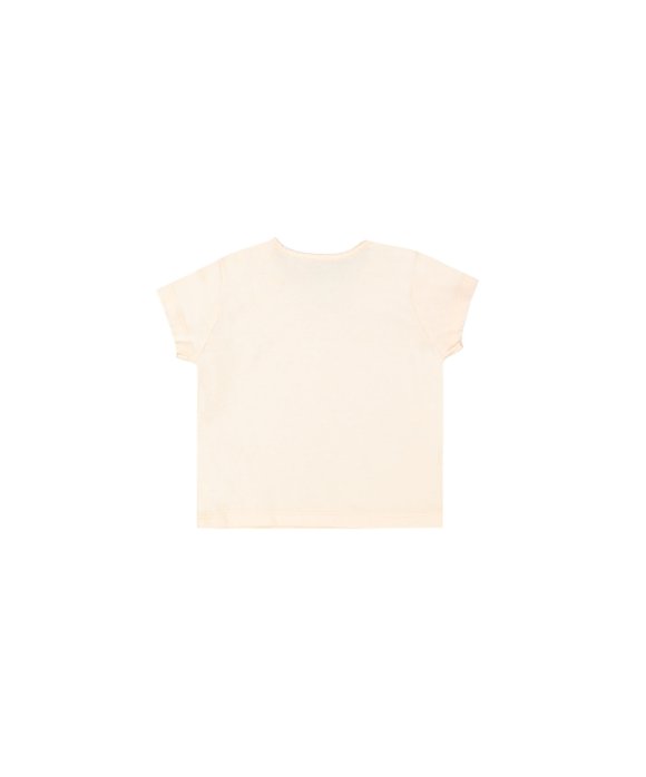 t-shirt mini bear flower peach