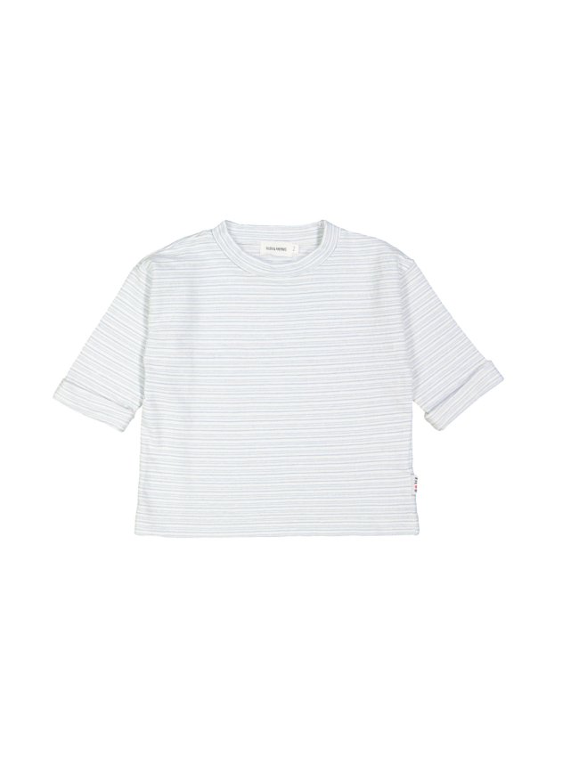 Sweater streep blauw 09j