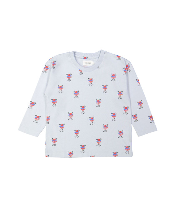 T-shirt cowboy lichtblauw 