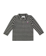 polo t-shirt big stripe grijs 05j