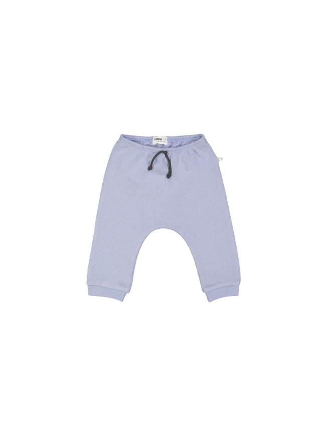 Joggingbroek grijsblauw 01m-03m