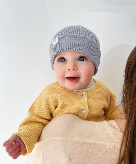 Gilet geel merino wol