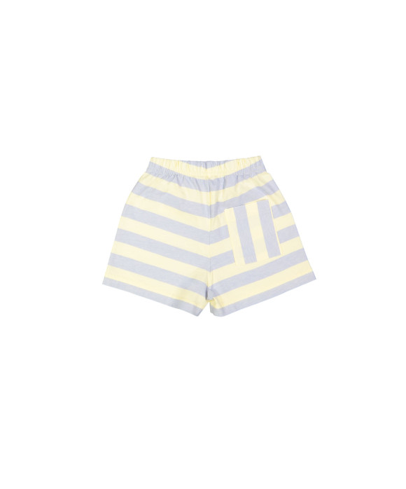 Short streep lichtblauw