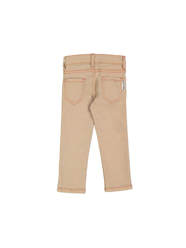 Jeans regular rits beige 02j