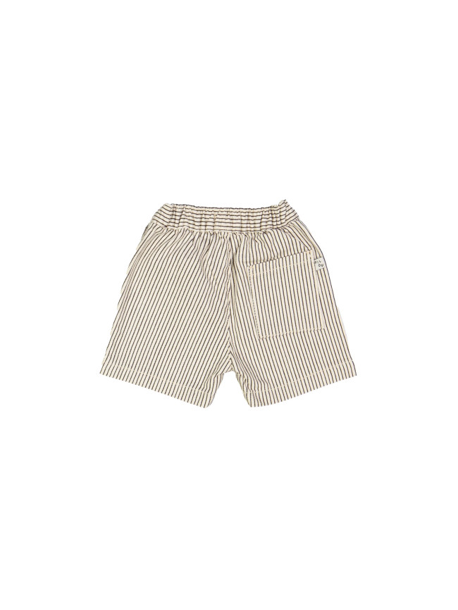 Comfy bermuda streep ecru 12m