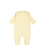 Pyjama rib streep geel 09m-12m