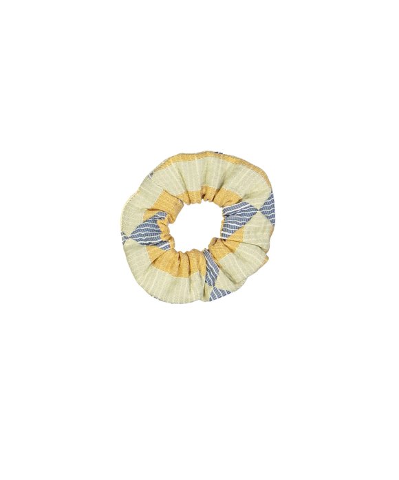 Scrunchie bow geel