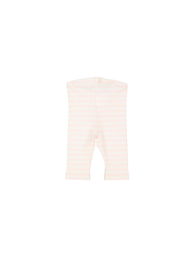 Legging rib streep lichtroze 00m