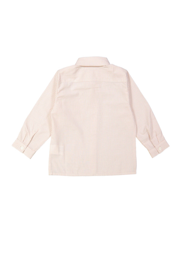 Hemd ruit bordeaux 12m