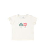 T-shirt great pair girl ecru 09m