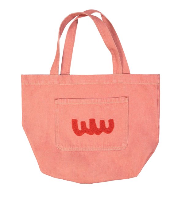 totebag jeans rood 