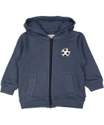 gilet molton blauw voetbal 12m .