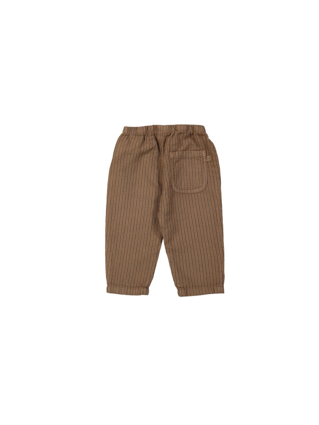 Comfy broek streep bruin 09m-12m
