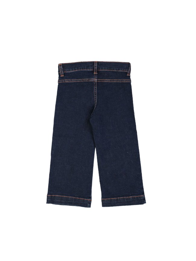Jeans straight rits blauw 05j