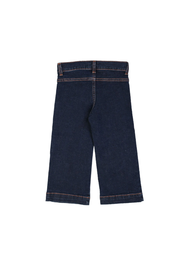 Jeans straight rits blauw 03j
