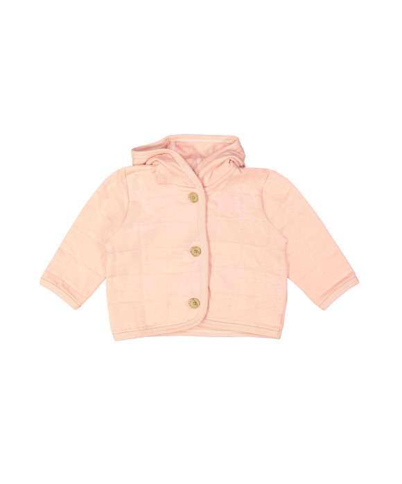 gilet mini matelasse lichtroze