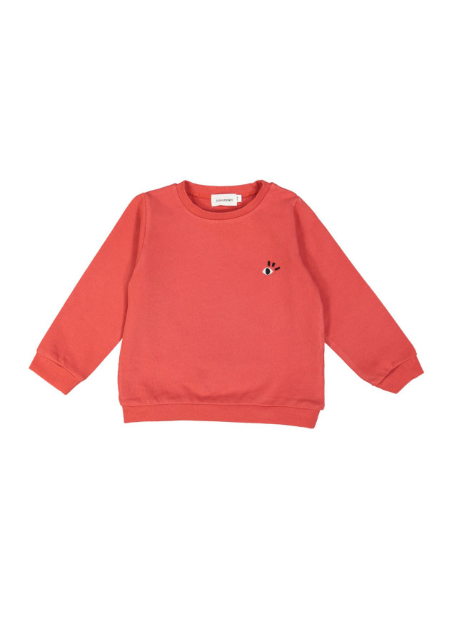Sweater eye donkerrood 12m
