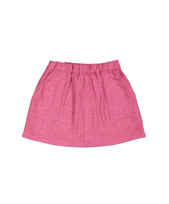 rok ruit flanel roze