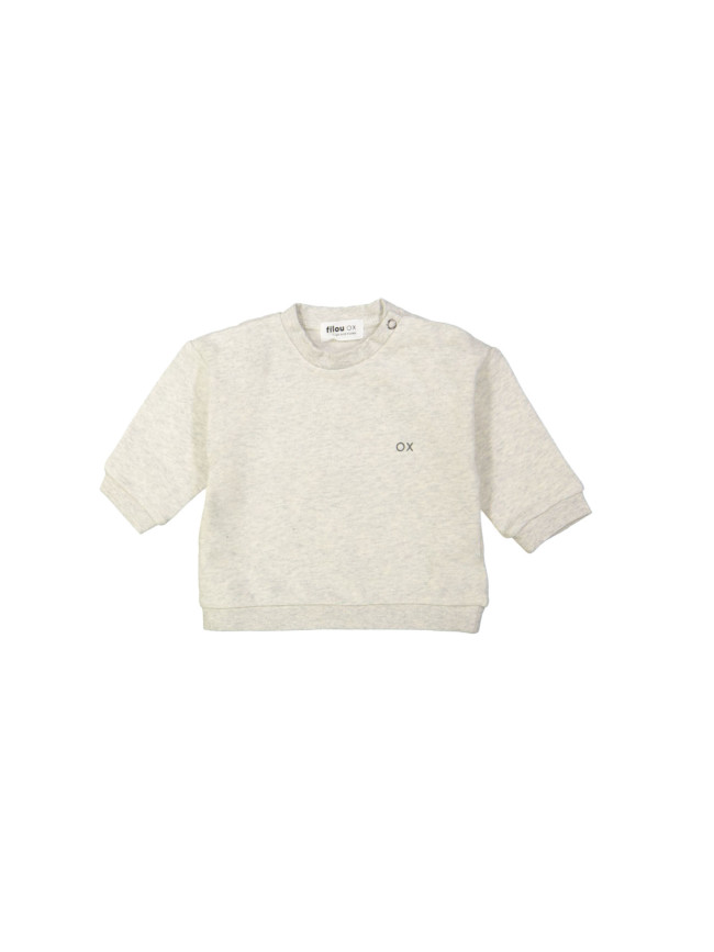 Sweater lichtgrijs 09m-12m