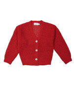 Gilet rood 12m-18m