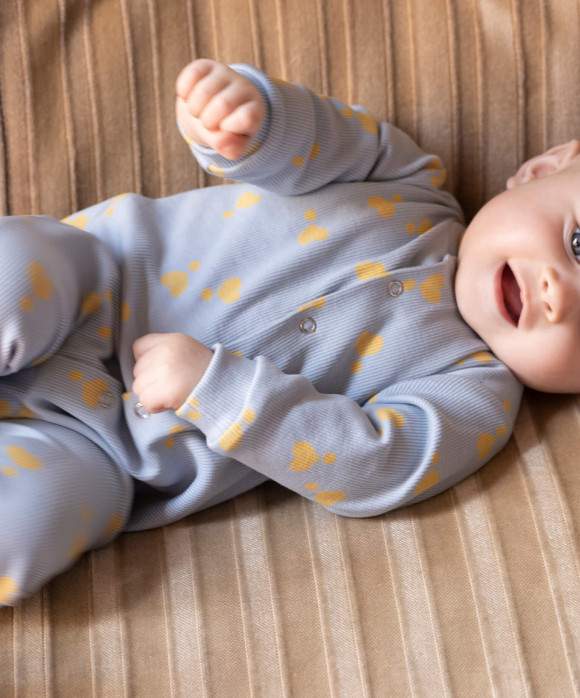 kruippak rib harts blauw