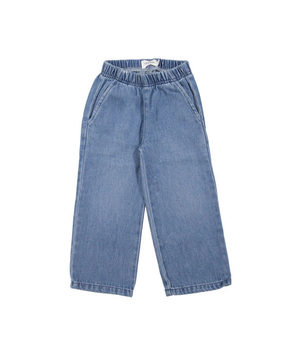 Jeans straight stone bleach