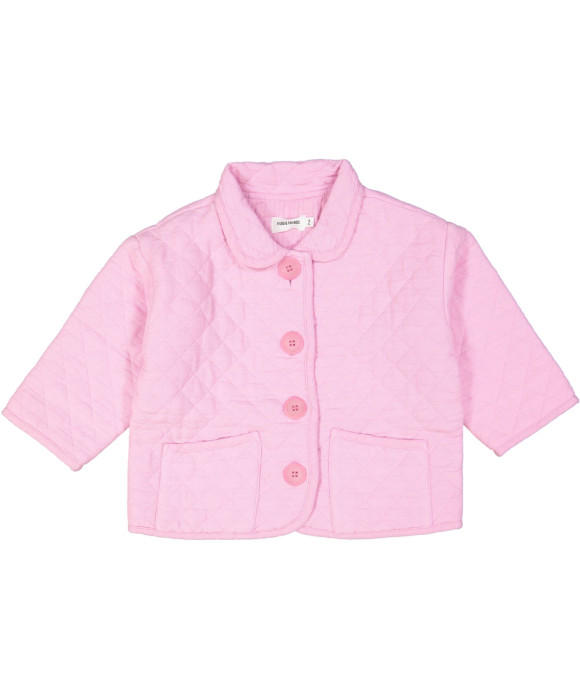 jas matelassé roze