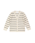 gilet tricot striped ecru 10j