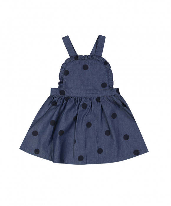 overgooier big dots chambray