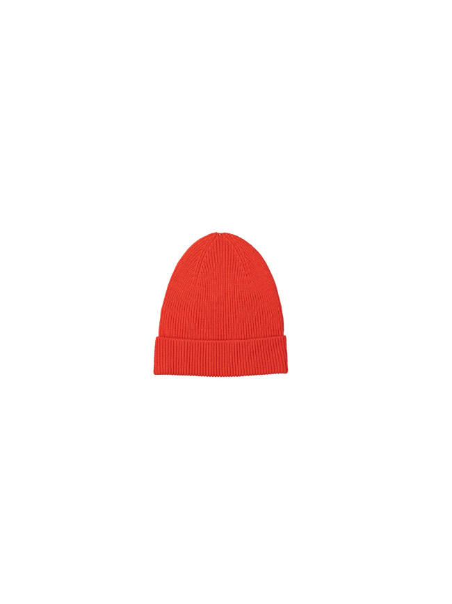 Muts rood merino wol
