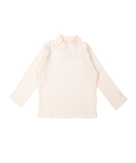 Souspull rib streep lichtroze 