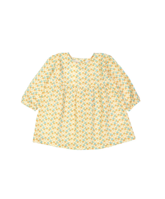 jurk mini fans beige