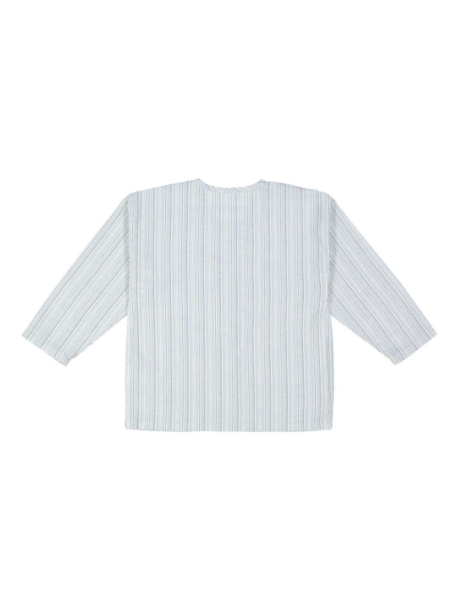 hemd streep lichtblauw 10j