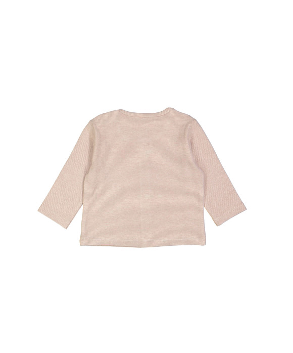t-shirt mini frul streep roze