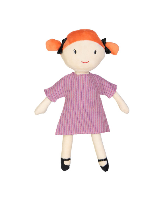 poppenkleed streep roze