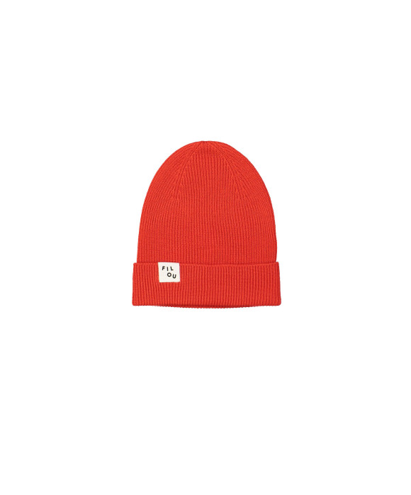 Muts Filou rood merino wol