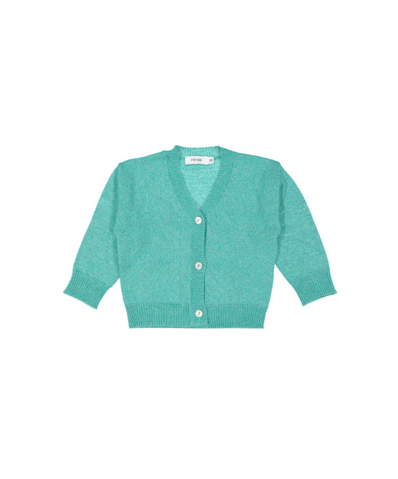 gilet mini glans groen