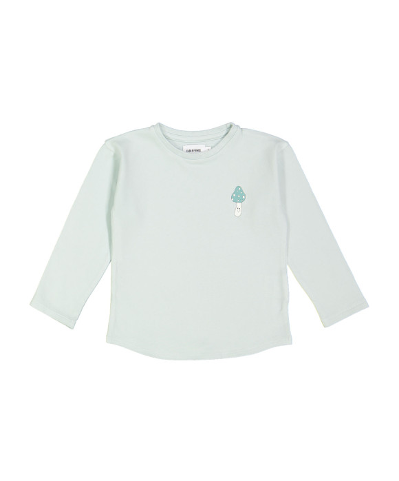 t-shirt mushroom lichtgroen