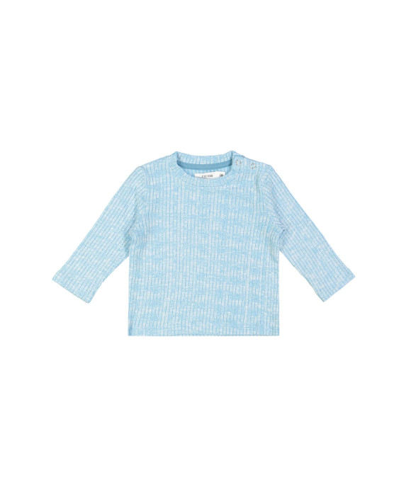t-shirt mini rib turkoois