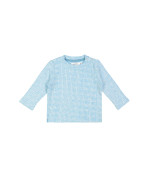 t-shirt mini rib turkoois 03m