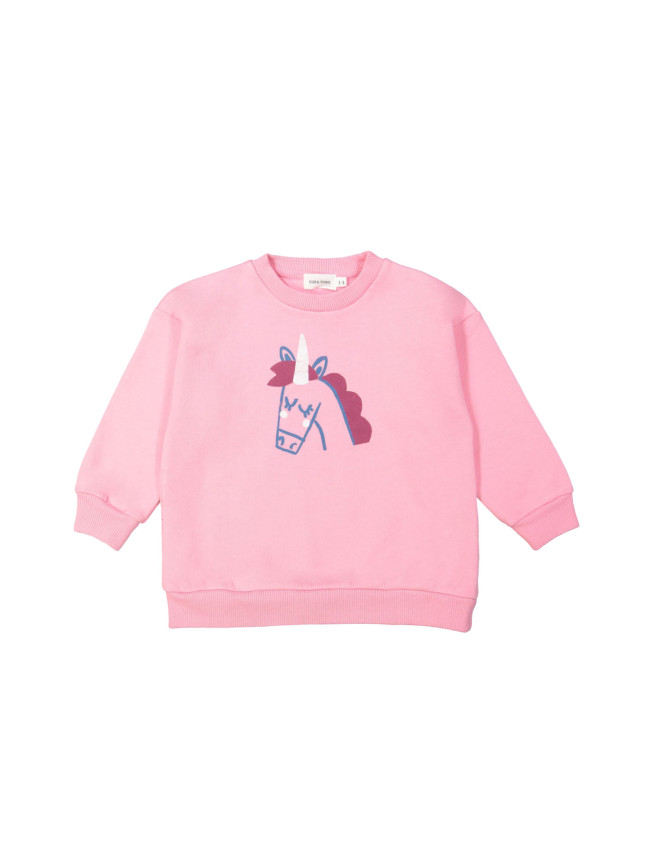 Sweater unicorn roze 12m-18m