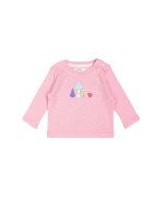 t-shirt mini rib happy clappy roze 06m