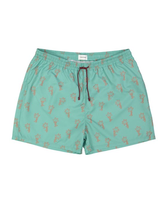 zwemshort happy palms groen