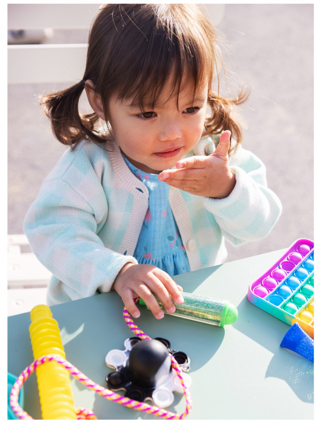 gilet mini ruit heldergroen 03m